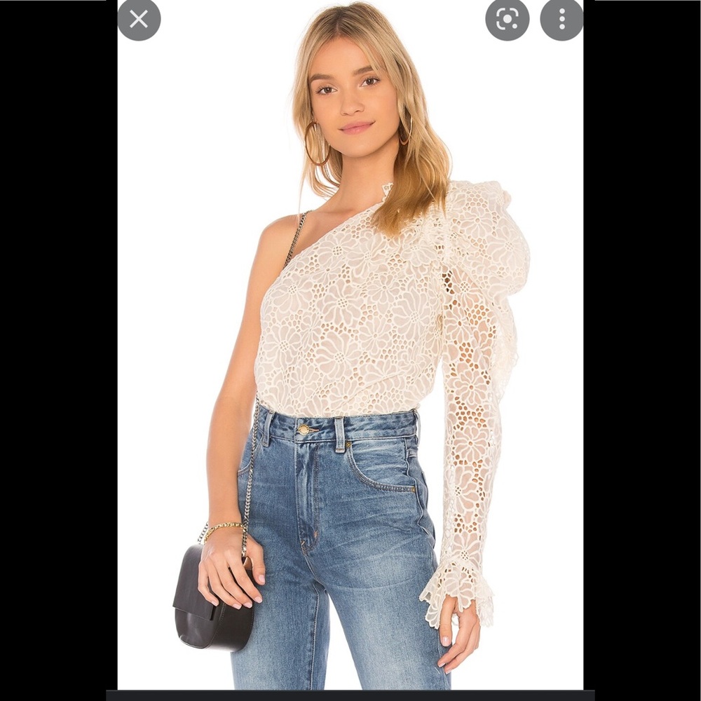 Rebecca Taylor malorie off the shoulder top
